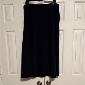 Halogen Navy A-Line Skirt
